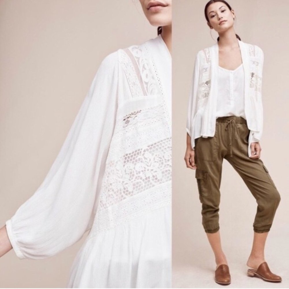 Anthropologie Elevenses Kenepa Kimono Cardigan S